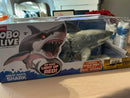 Robo Alive Robotic Great White Shark Toy with Illuminated Eyes and Battery Power Magic Cars Variant 0