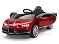 Bugatti Battery Powered RC Ride On Car W/Magic Cars® Wireless Parental Control