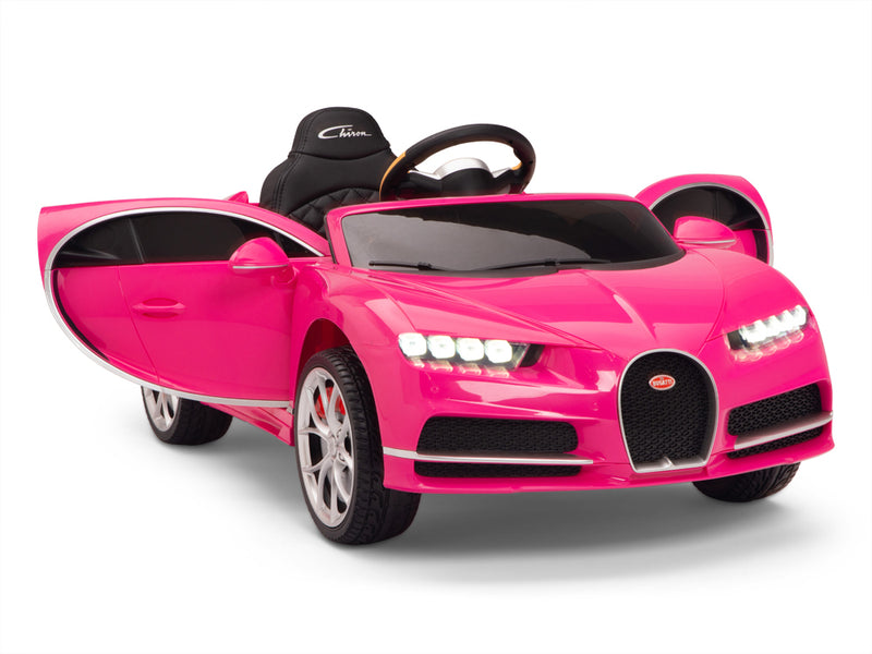 Bugatti Battery Powered RC Ride On Car W/Magic Cars® Wireless Parental Control