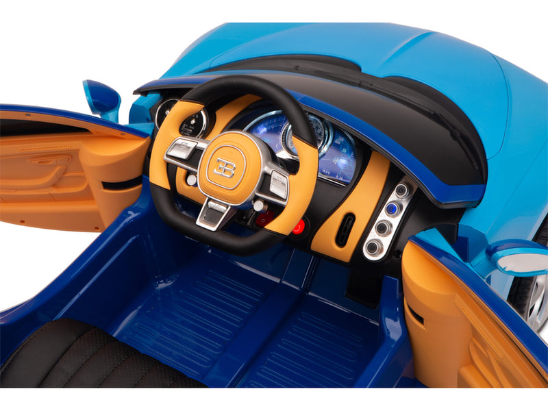 Bugatti Battery Powered RC Ride On Car W/Magic Cars® Wireless Parental Control