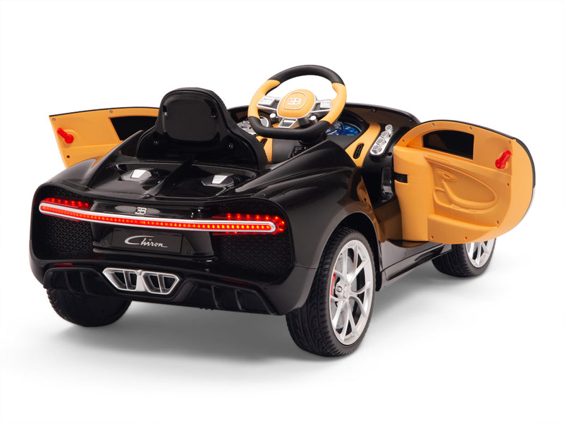 Bugatti Battery Powered RC Ride On Car W/Magic Cars® Wireless Parental Control