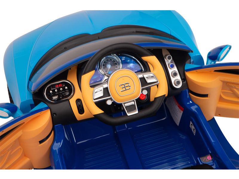 Bugatti Battery Powered RC Ride On Car W/Magic Cars® Wireless Parental Control