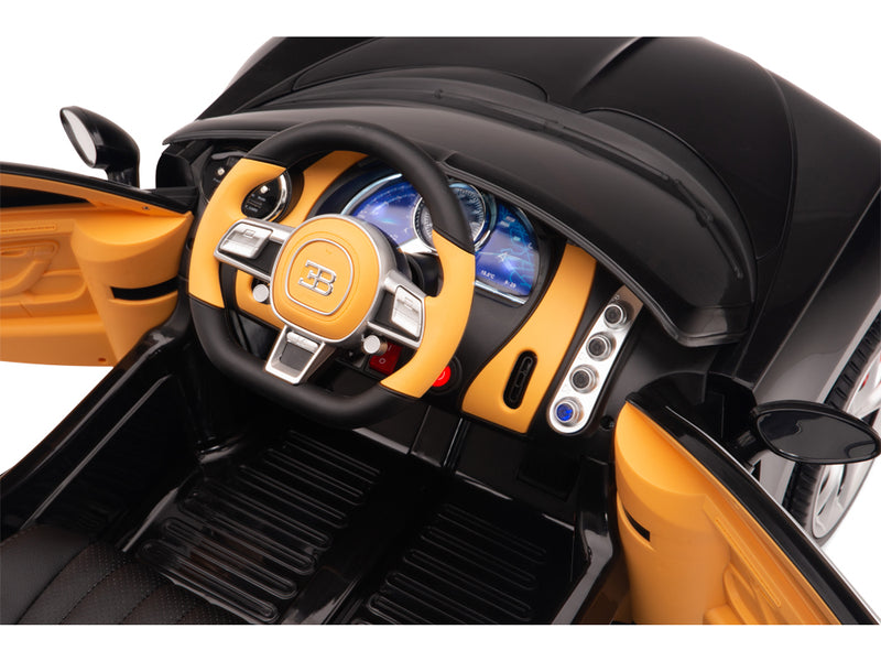 Bugatti Battery Powered RC Ride On Car W/Magic Cars® Wireless Parental Control