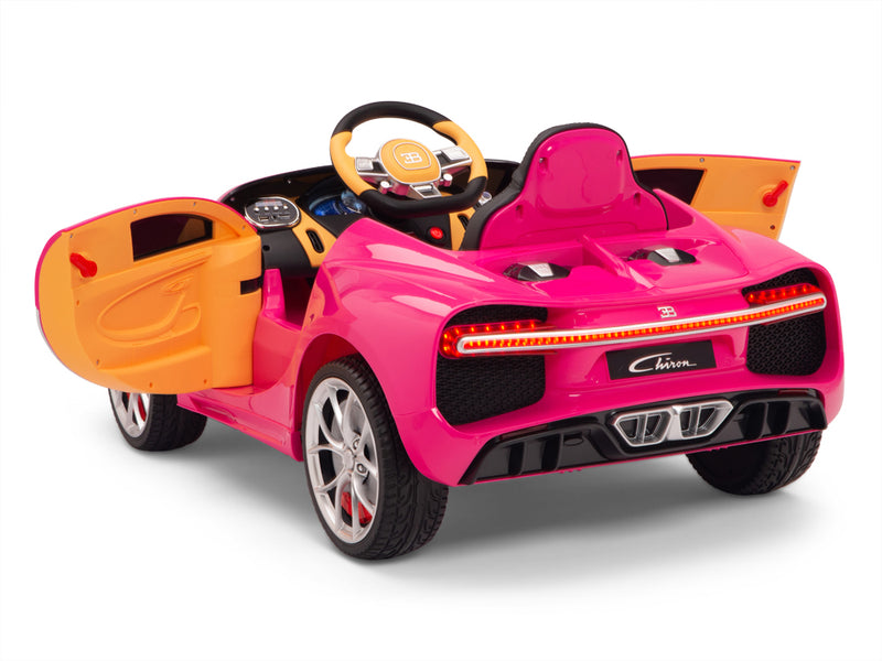 Bugatti Battery Powered RC Ride On Car W/Magic Cars® Wireless Parental Control