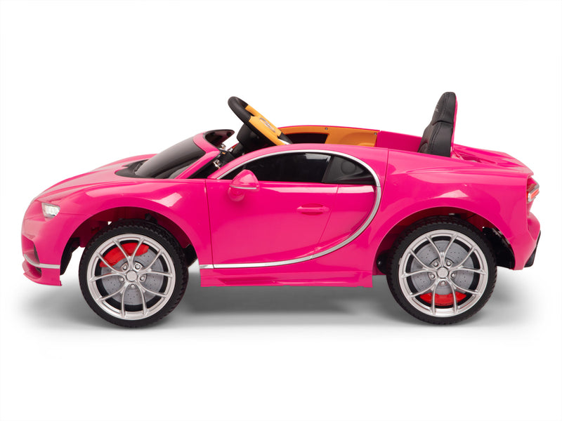 Bugatti Battery Powered RC Ride On Car W/Magic Cars® Wireless Parental Control