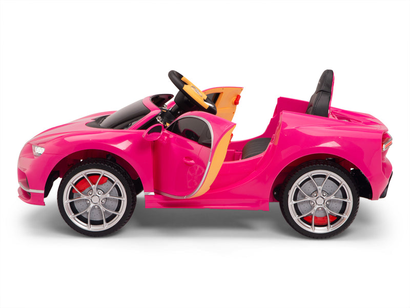 Bugatti Battery Powered RC Ride On Car W/Magic Cars® Wireless Parental Control