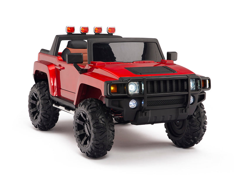 Ride On RC Car Hummer Style Truck For Children W/Magic Cars® Parental Remote Control