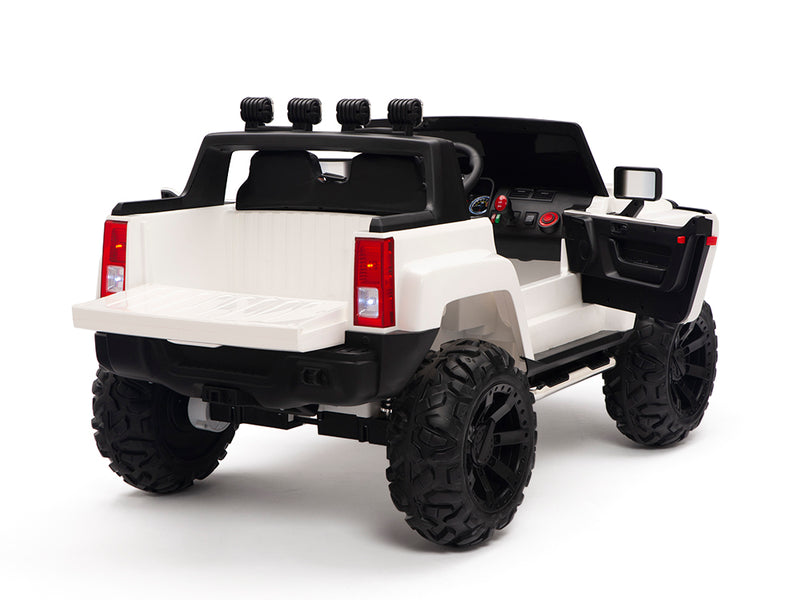 Ride On RC Car Hummer Style Truck For Children W/Magic Cars® Parental Remote Control