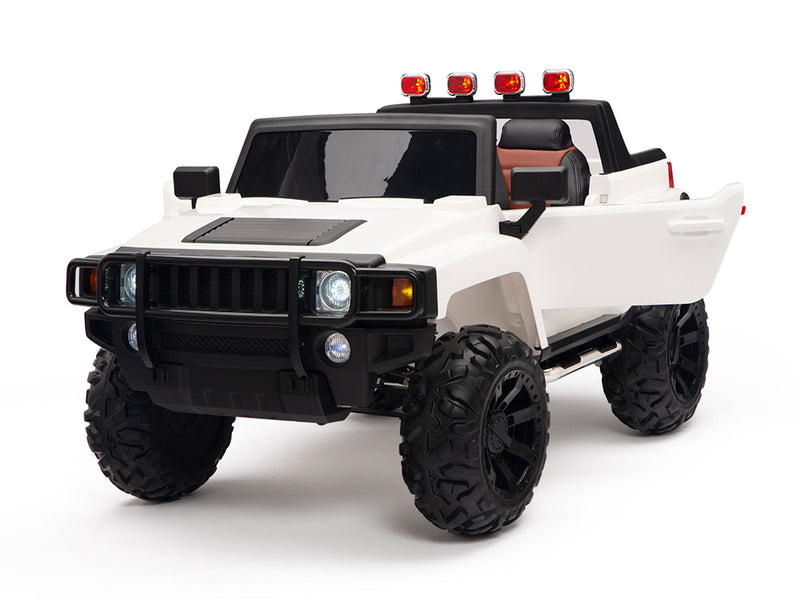 Ride On RC Car Hummer Style Truck For Children W/Magic Cars® Parental Remote Control