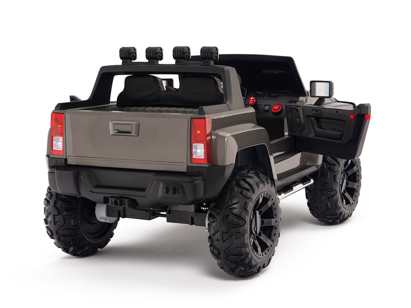 Ride On RC Car Hummer Style Truck For Children W/Magic Cars® Parental Remote Control