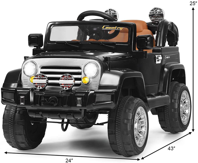 12v ride on jeep with remote control instructions 2025