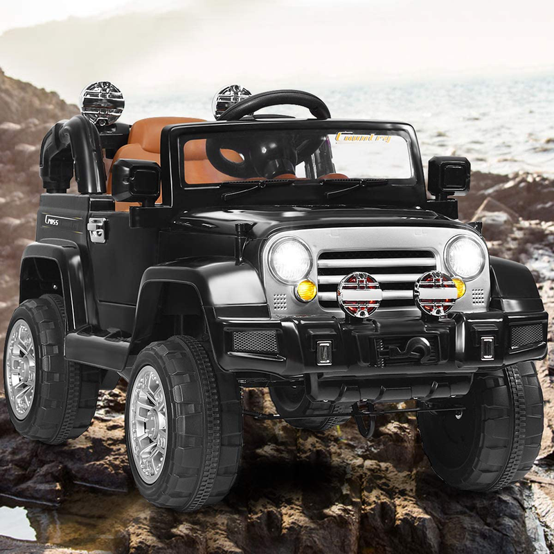 12v ride on jeep discount with remote control manual