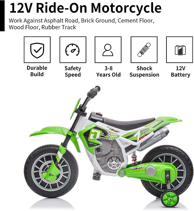 12v electric top dirt bike