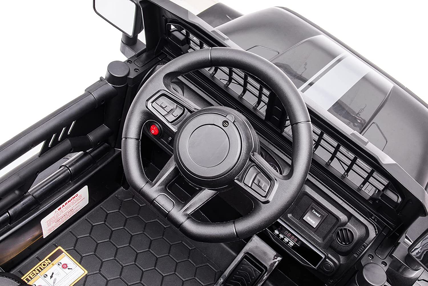 12V Battery Powered Electric Ride-On Truck with Remote Control and 3 S