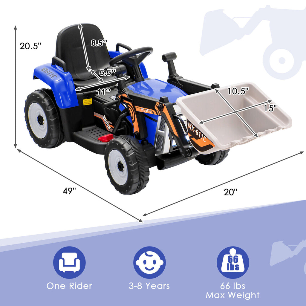 peg perego excavator 12V Battery Powered Kids Excavator with Adjustable Arm