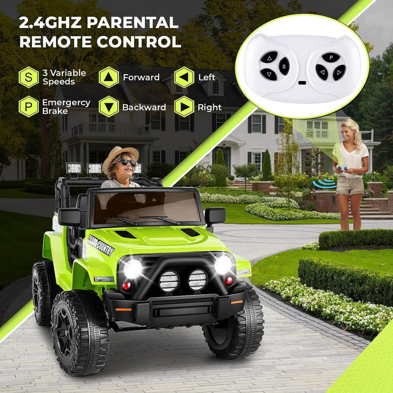 Battery powered ride on with remote control deals
