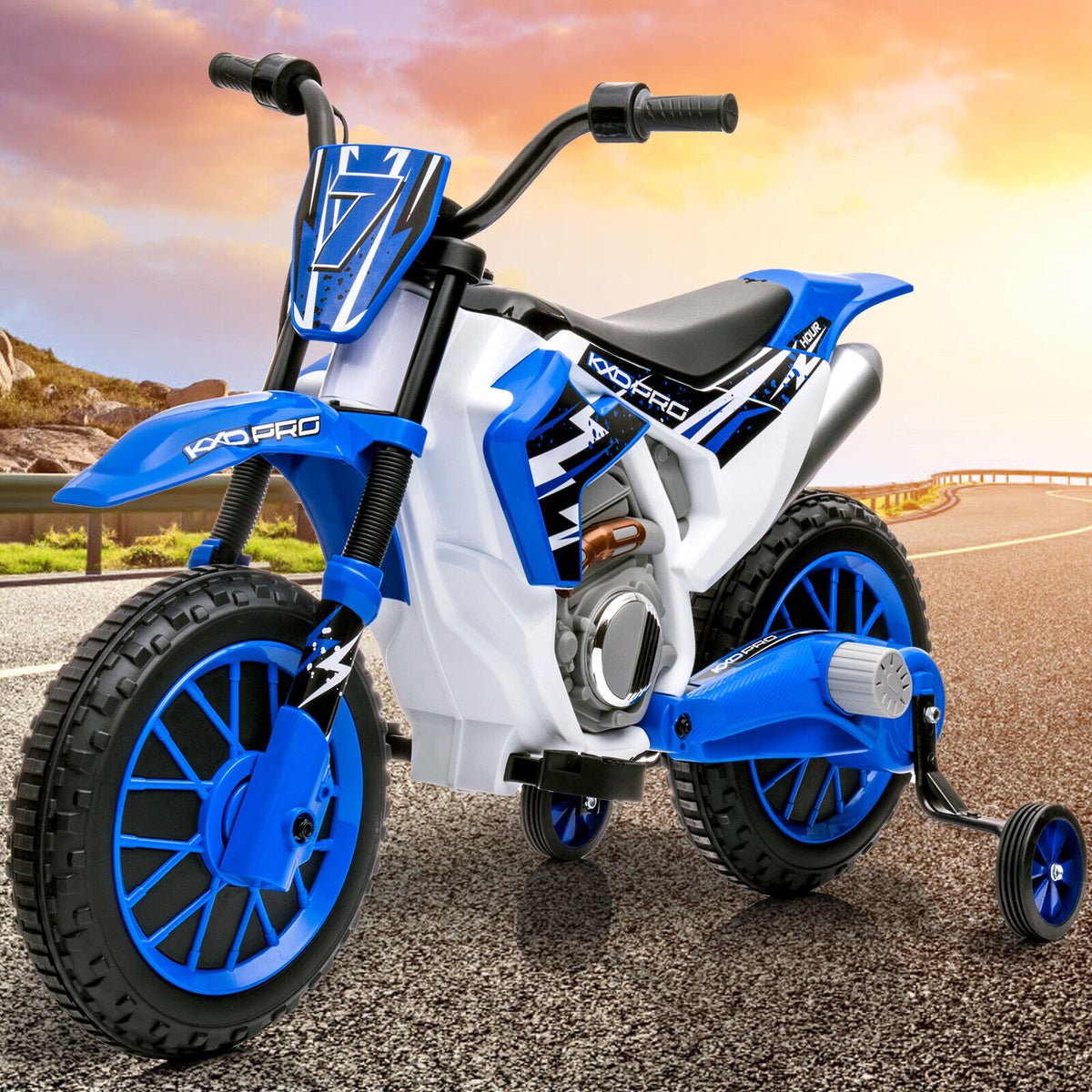 24v motorcycle with training wheels hot sale