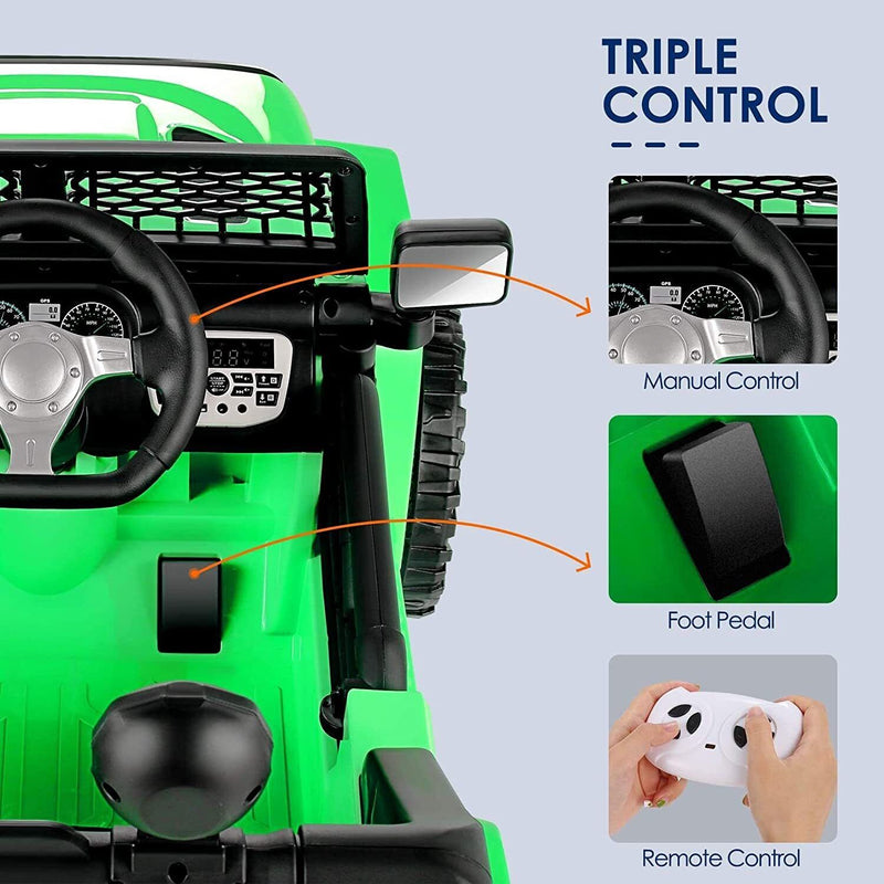 12v ride on jeep charher with remote control instructions