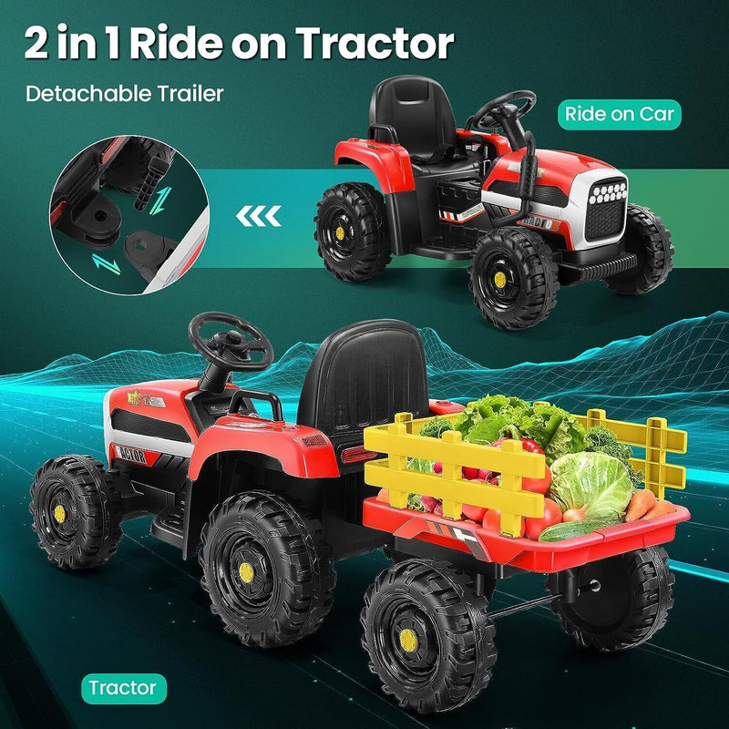 12v electric ride on tractor hotsell