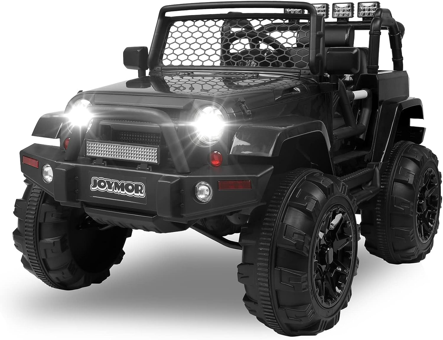 Remote Ride On Trucks 12V Kids Electric Ride-On Truck with Remote Control and Lights