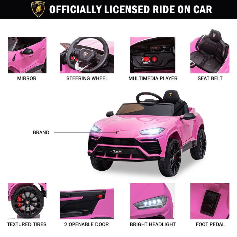 Lamborghini remote control car with steering wheel and pedal outlet