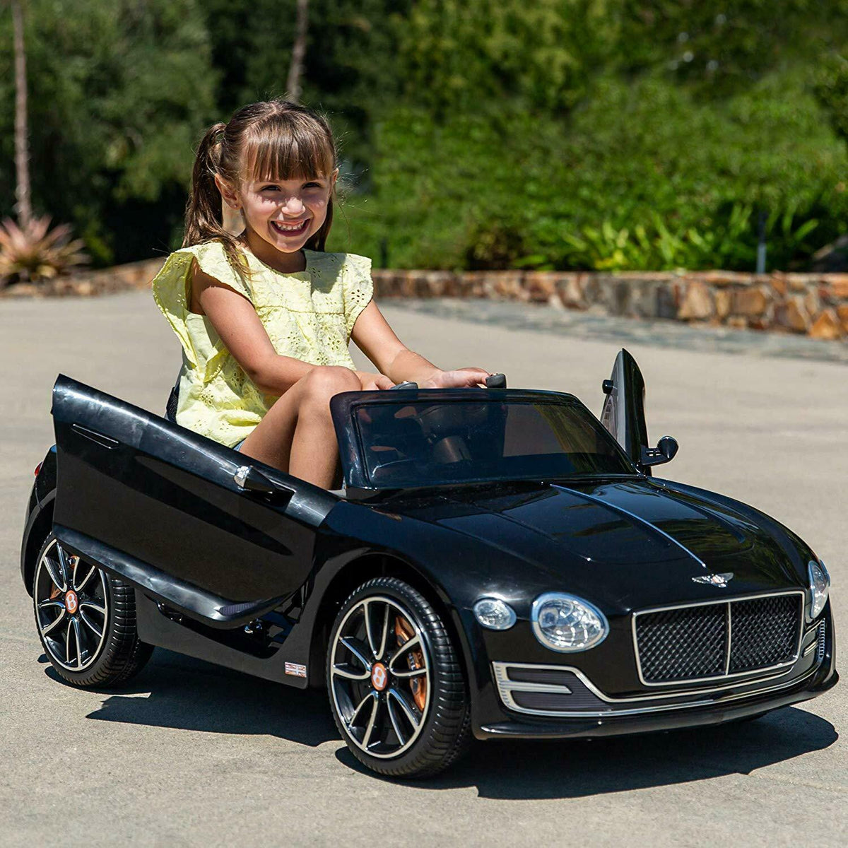 12V Licensed Bentley Electric Ride On Car for Kids with Remote Control and 4 Wheels Size 109