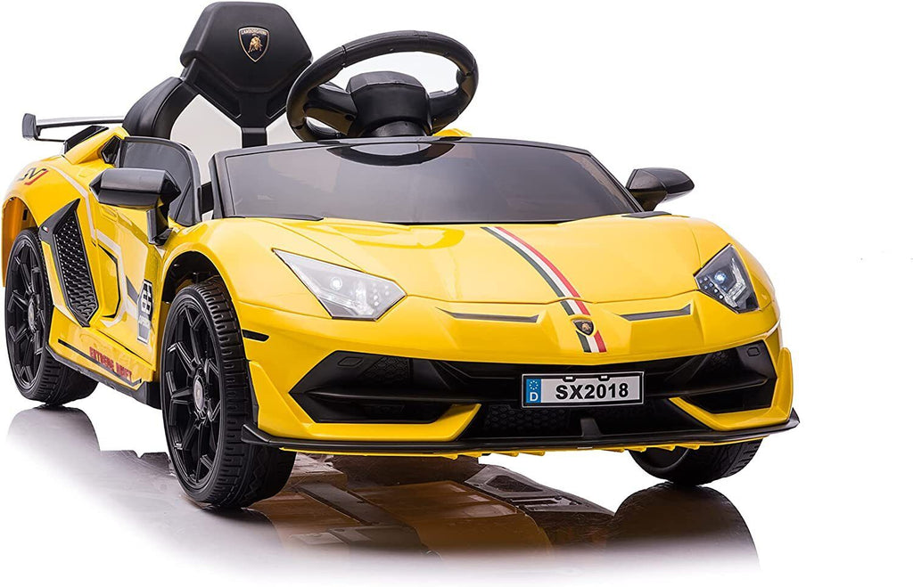 12V Licensed Aventador RideOn Car with Hydraulic Doors an