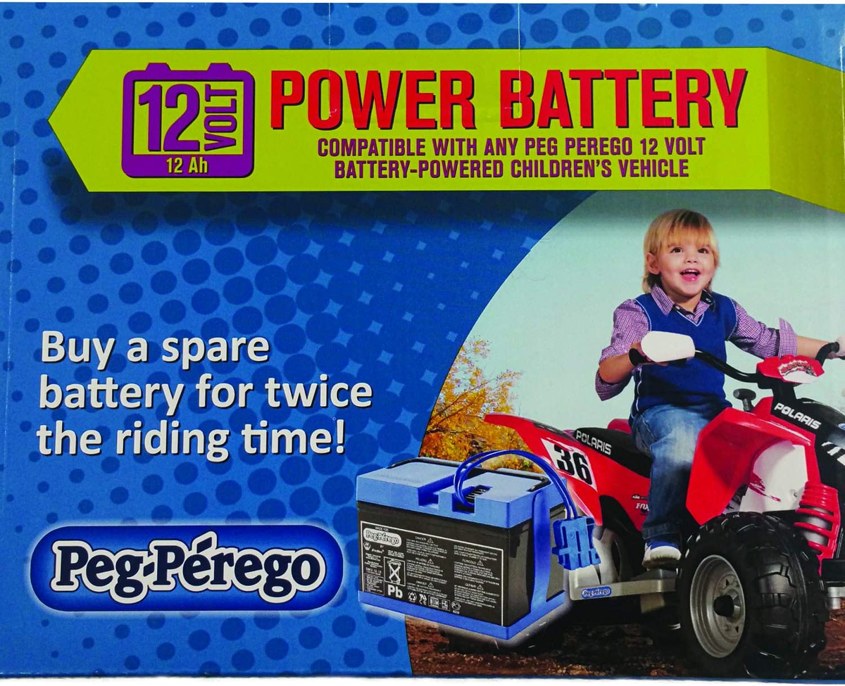 peg perego 12v 15ah battery 12V Official Battery for Peg Perego Ride-On Vehicles