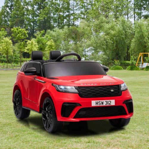 12V Red Land Rover Ride-On Car for Kids with Parental Remote Control