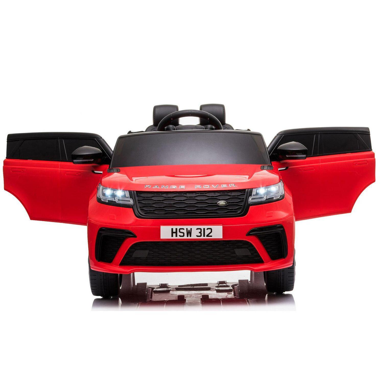 12V Red Land Rover Ride-On Car for Kids with Parental Remote Control