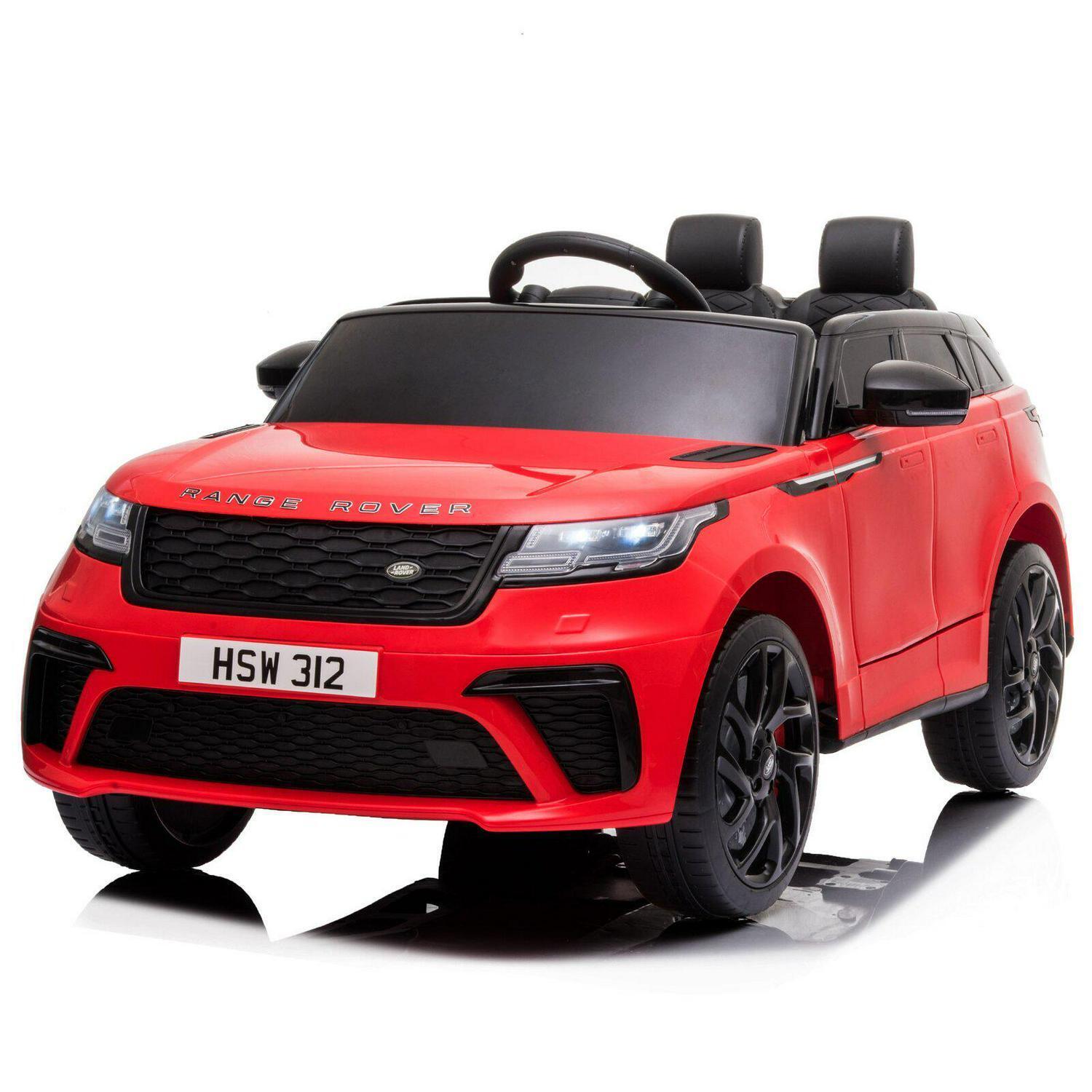 Land Rover Ride On 12V Red Land Rover Ride-On Car for Kids with Parental Remote Control