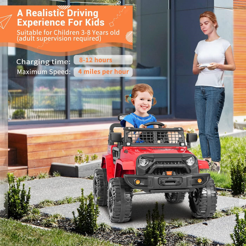 Remote Ride On Trucks 12V Remote Control Electric Truck: The Ultimate Ride-On Experience!