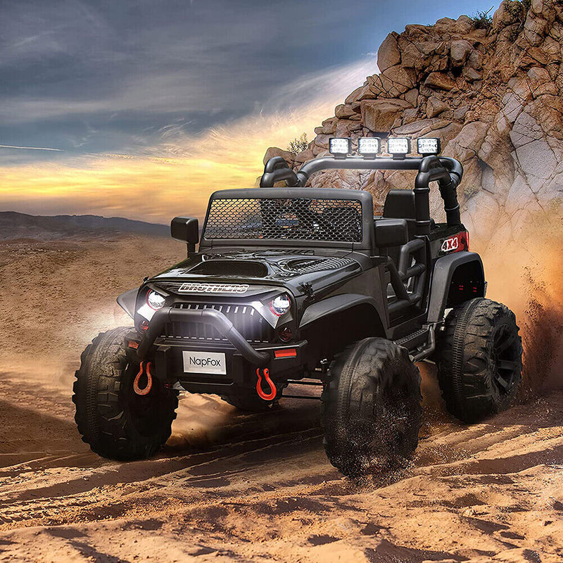 Remote Ride On Trucks 12V Remote Control Ride On Car Truck for Kids with Battery Electric Po