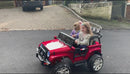 2 Seater 24 Volt 4x4 Electric Ride On Jeep Style Rubber Tires Fully Loaded Truck ATV UTV For Kids W/Magic Cars® Wireless Parental Control