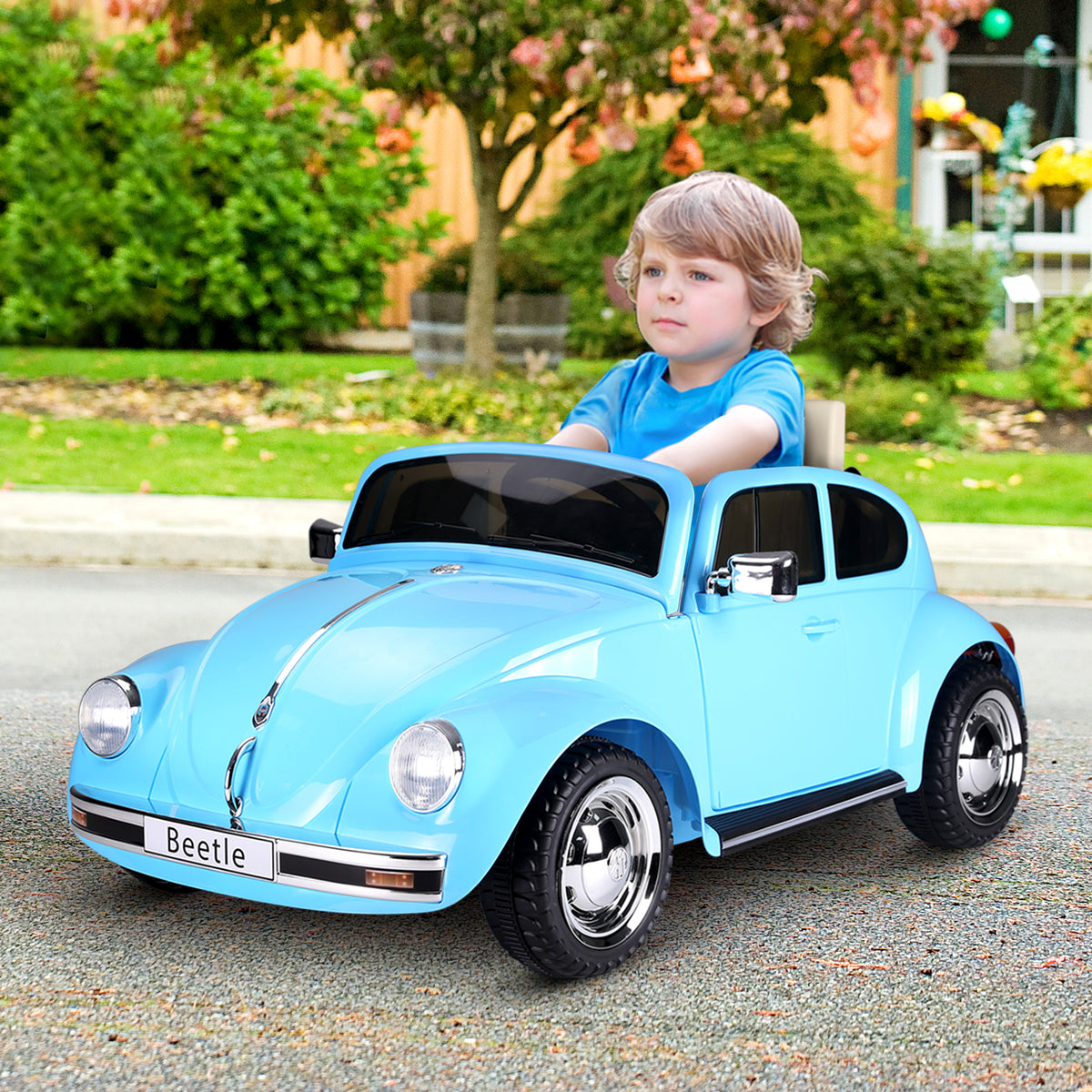 フォルクスワーゲン ビートル キッズカー Volkswagen Electric Kids Ride-On Car 6V Battery Powered Toy