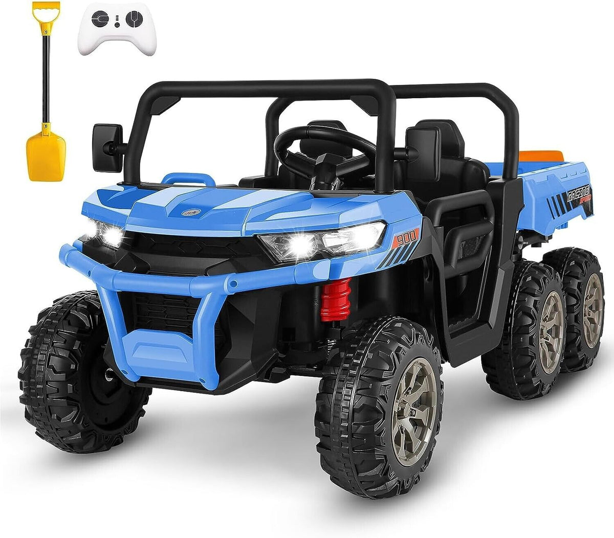 2-Seater 24V Electric UTV Car with 4WD and Dump Bed for Kids - Powerfu, image size:1200x1052