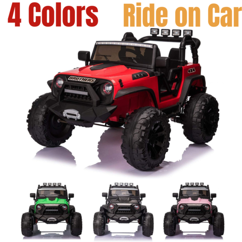 4 seater ride on car with parental remote control deals