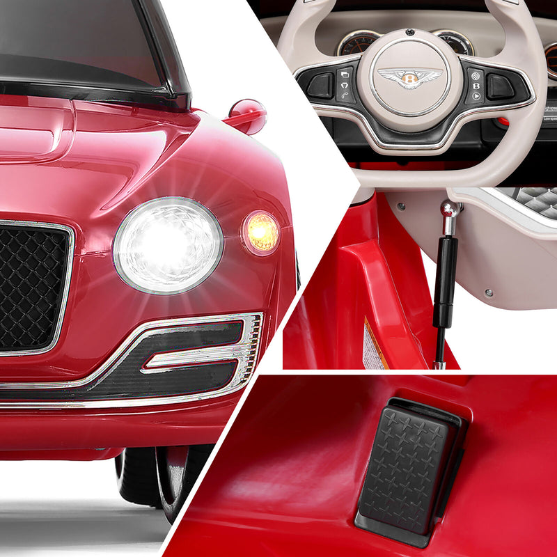 2 Speed Electric Kids Ride On Car in Bentley Style with Remote Control 12V Motorized Vehicle