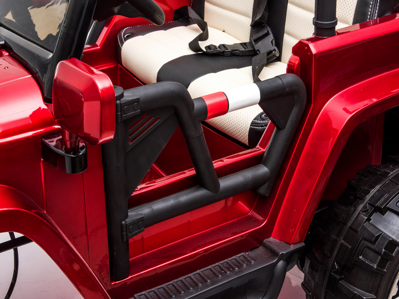 2 Seater 24 Volt 4x4 Electric Ride On Jeep Style Rubber Tires Fully Lo