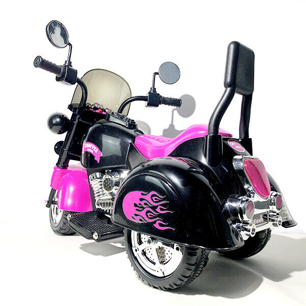 3-Wheel Chopper Motorbike Toy for Kids with LED Lights - Harley Motorc
