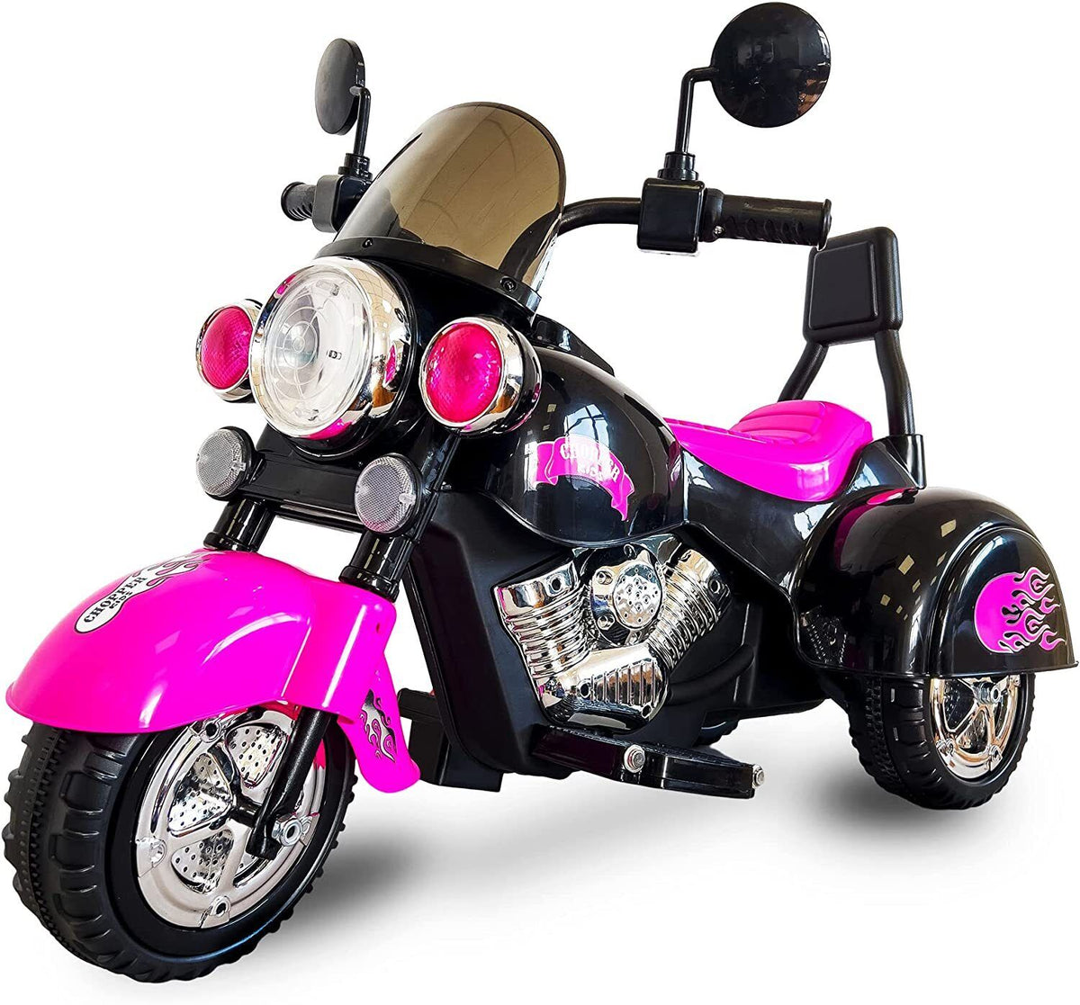 Moto Électrique Enfants 1-3 Ans Avec Télécommande Parentale Et Accélérateur Manuel - Style Vintage, Musique Bluetooth, LED, Batterie 6V Rechargeable