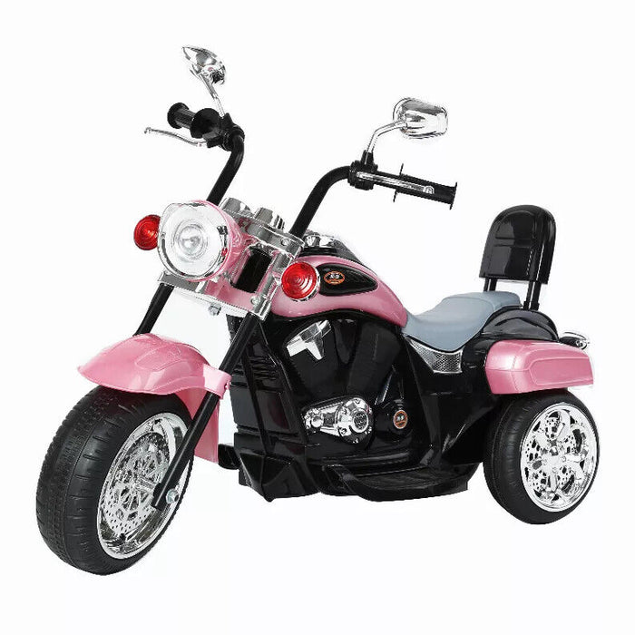 3-Wheel Kids Chopper Motorcycle with Headlight & Horn - Available in 3