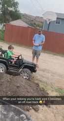 2 Seater 24 Volt 4x4 Electric Ride On Jeep Style Rubber Tires Fully Loaded Truck ATV UTV For Kids W/Magic Cars® Wireless Parental Control