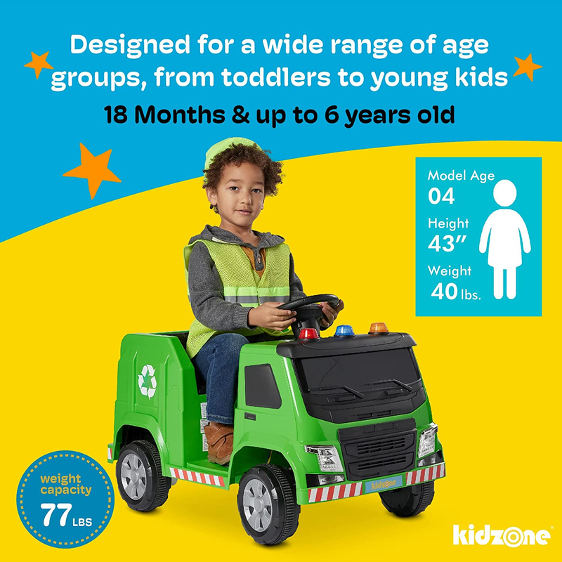 Garbage truck ride on toy for sale on sale