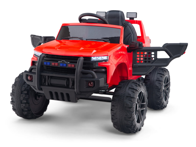 Chevy Silverado Monster Pickup Truck Ride On Toy Truck For Children W/
