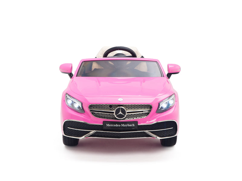 Pink Princess Mercedes Ride On Car For Girls W/Magic Cars® Wireless Parental Control