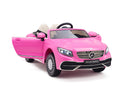 Pink Princess Mercedes Ride On Car For Girls W/Magic Cars® Wireless Parental Control
