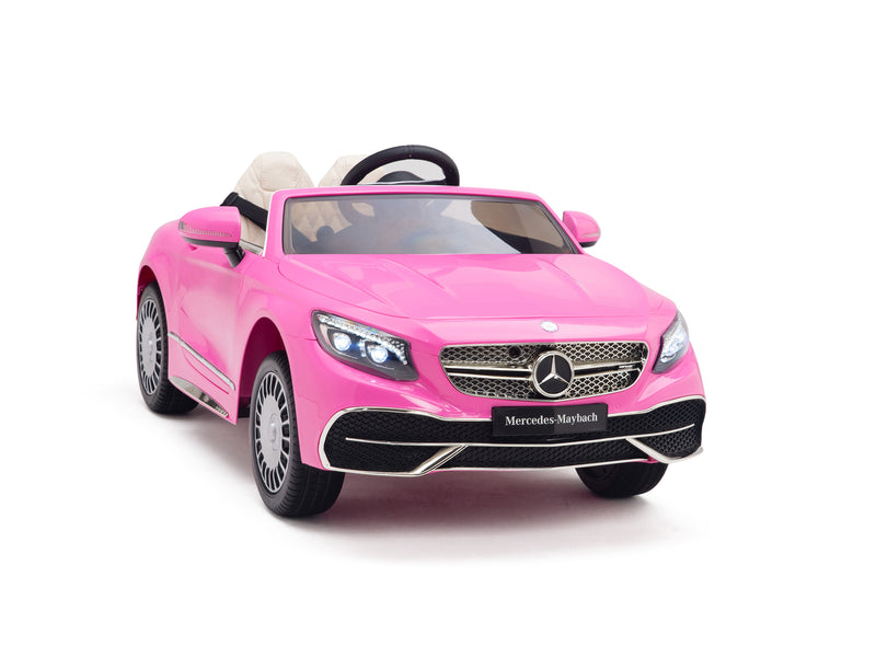 Pink Princess Mercedes Ride On Car For Girls W/Magic Cars® Wireless Parental Control