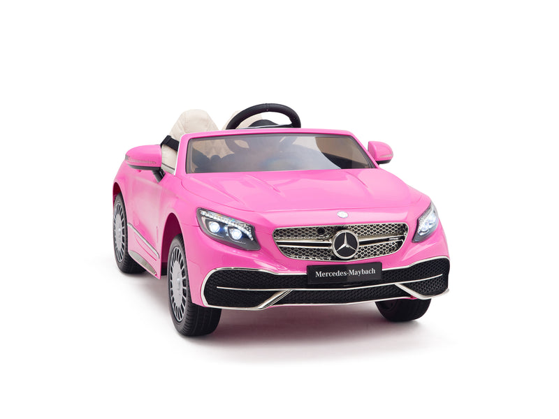 Pink Princess Mercedes Ride On Car For Girls W/Magic Cars® Wireless Parental Control