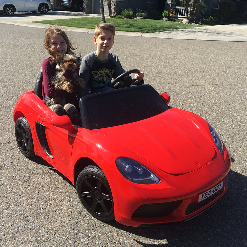 2 Seater Porsche Style Ride On Electric Car For Children To Adults